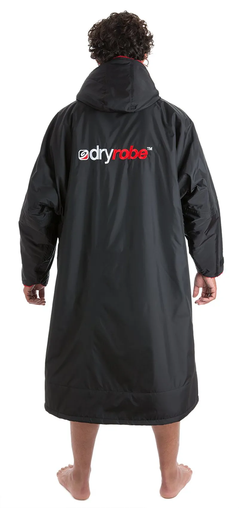 Dryrobe Long Sleeve Black/Red-6